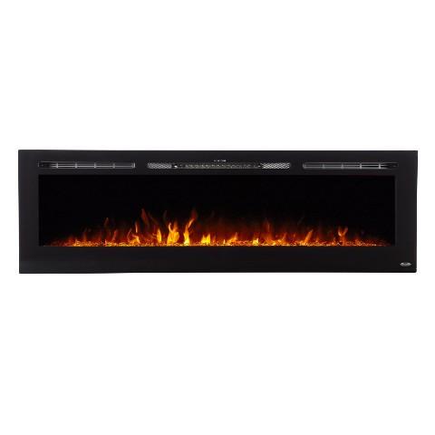 Touchstone Home Products Sideline 72 inch Recessed Electric Fireplace - 80015 - PrimeFair