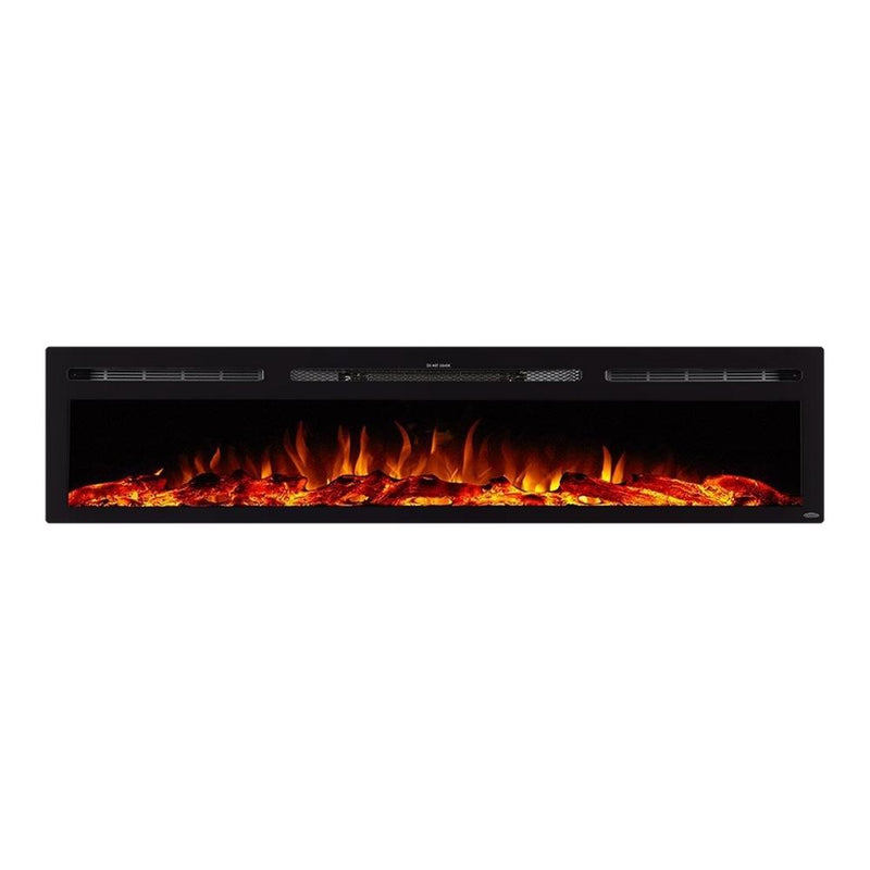 Touchstone Sideline 84" Wall Mounted Built In Electric Fireplace Insert Heater 80043