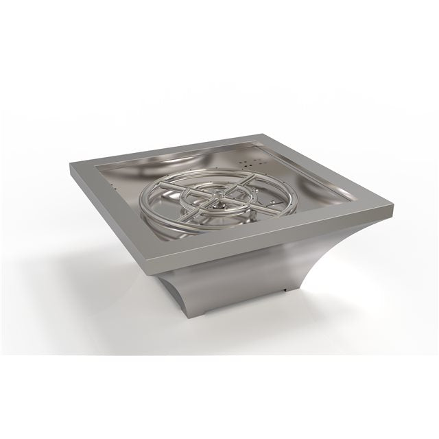 TrueFlame Lume Series Fire Bowl, with 18 gauge 304 Stainless Steel Flat Pan