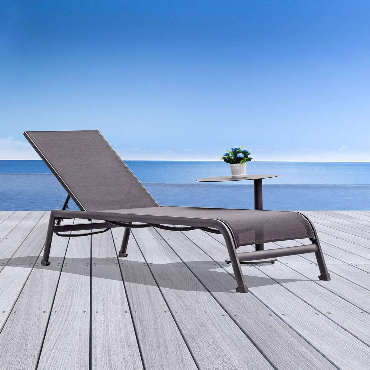 Whiteline Mod - Sunset Outdoor Chaise CL1568 - PrimeFair