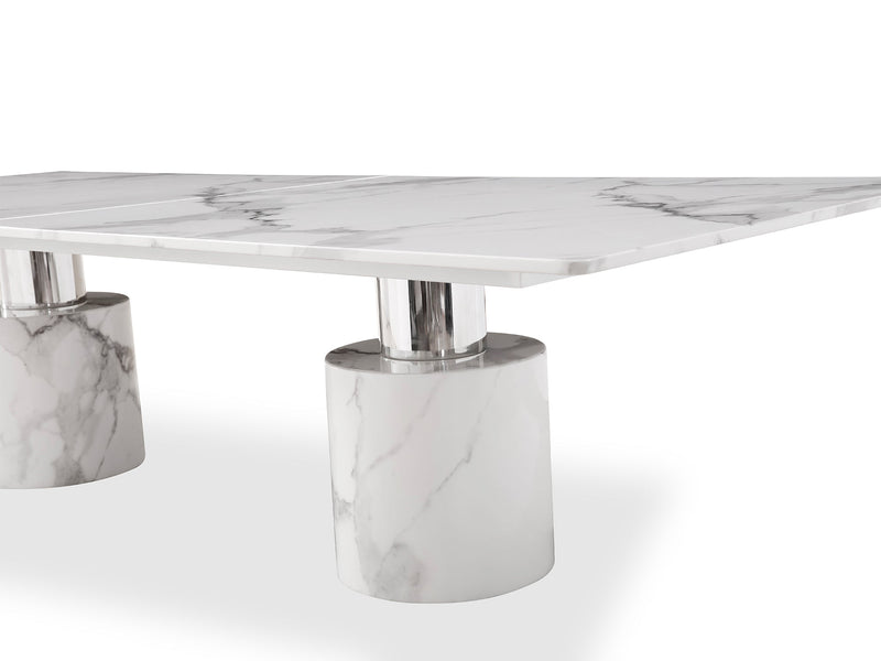 Whiteline Mods - Geneva Large Dining Table DT1640XL - PrimeFair