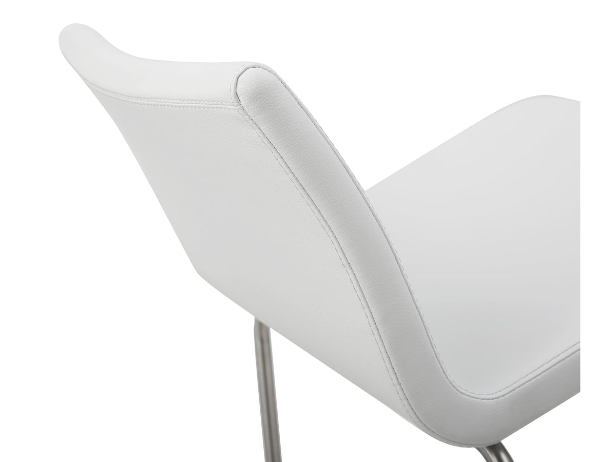Whiteline Mods -  Hayden Counter Stool BS1625P-WHT - PrimeFair