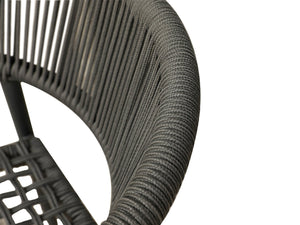 Whiteline Mods - Leyla Outdoor Dining Armchair DAC1677-GRY - PrimeFair