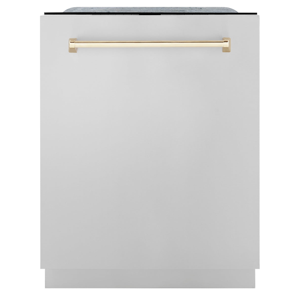 ZLINE Autograph Edition 24 in. 3rd Rack Top Touch Control Tall Tub Dishwasher in Stainless Steel with Accent Handle, 45dBa (DWMTZ-304-24) - MyBBQDirect