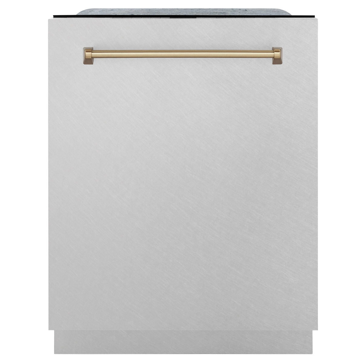 ZLINE Autograph Edition 24 in. 3rd Rack Top Control Tall Tub Dishwasher in Fingerprint Resistant Stainless Steel with Accent Handle, 45dBa (DWMTZ-SN-24) - MyBBQDirect