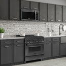 ZLINE Recirculating Over the Range Convection Microwave Oven with Charcoal Filters in Black Stainless Steel (MWO-OTRCF-30-BS)