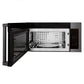 ZLINE 30 in. Recirculating Over the Range Convection Microwave Oven with Traditional Handle and Charcoal Filters in Black Stainless Steel (MWO-OTRCFH-30-BS) - MyBBQDirect