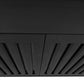 ZLINE Recirculating Wall Mount Range Hood with Charcoal Filters in Black Stainless Steel (BSKBN-CF-36)