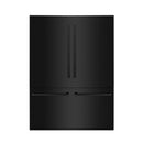 ZLINE 60 in. 32.2 cu. ft. Built-In 4-Door French Door Refrigerator with Internal Water and Ice Dispenser in Black Stainless Steel (RBIV-BS-60) - MyBBQDirect