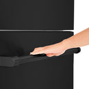ZLINE 30 in. 16.1 cu. ft. Built-In 2-Door Bottom Freezer Refrigerator with Internal Water and Ice Dispenser in Black Stainless Steel (RBIV-BS-30) - MyBBQDirect
