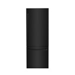 ZLINE 30 in. 16.1 cu. ft. Built-In 2-Door Bottom Freezer Refrigerator with Internal Water and Ice Dispenser in Black Stainless Steel (RBIV-BS-30) - MyBBQDirect