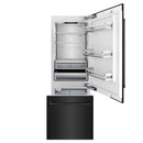 ZLINE 30 in. 16.1 cu. ft. Built-In 2-Door Bottom Freezer Refrigerator with Internal Water and Ice Dispenser in Black Stainless Steel (RBIV-BS-30) - MyBBQDirect
