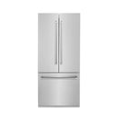 ZLINE 36 in. 19.6 cu. ft. Built-In 3-Door French Door Refrigerator with Internal Water and Ice Dispenser in Stainless Steel (RBIV-304-36) - MyBBQDirect