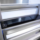 ZLINE 60 in. 32.2 cu. ft. Built-In 4-Door French Door Refrigerator with Internal Water and Ice Dispenser in Stainless Steel (RBIV-304-60) - MyBBQDirect