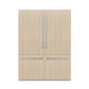 ZLINE 60 in. 32.2 cu. Ft. Panel Ready Built-In 4-Door French Door Refrigerator with Internal Water and Ice Dispenser (RBIV-60) - MyBBQDirect