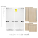 ZLINE 60 in. 32.2 cu. Ft. Panel Ready Built-In 4-Door French Door Refrigerator with Internal Water and Ice Dispenser (RBIV-60) - MyBBQDirect