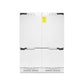 ZLINE 60 in. 32.2 cu. Ft. Panel Ready Built-In 4-Door French Door Refrigerator with Internal Water and Ice Dispenser (RBIV-60) - MyBBQDirect