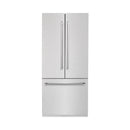 ZLINE 36 in. 19.6 cu. ft. Built-In 2-Door Bottom Freezer Refrigerator with Internal Water and Ice Dispenser in Fingerprint Resistant Stainless Steel (RBIV-SN-36)