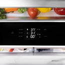 ZLINE 36” Autograph Edition 19.6 cu. ft. Built-in 2-Door Bottom Freezer Refrigerator with Internal Water and Ice Dispenser in Stainless Steel with Polished Gold Accents (RBIVZ-304-36-G) - MyBBQDirect