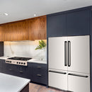 ZLINE 60 in. Autograph Edition 32.2 cu. ft. Built-in 4-Door French Door Refrigerator with Internal Water and Ice Dispenser in Stainless Steel with Matte Black Accents (RBIVZ-304-60-MB) - MyBBQDirect