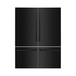 Panels & Handles Only- ZLINE 60 in. Refrigerator Panels in Black Stainless Steel for a 60 in. Built-in Refrigerator (RPBIV-BS-60) - MyBBQDirect