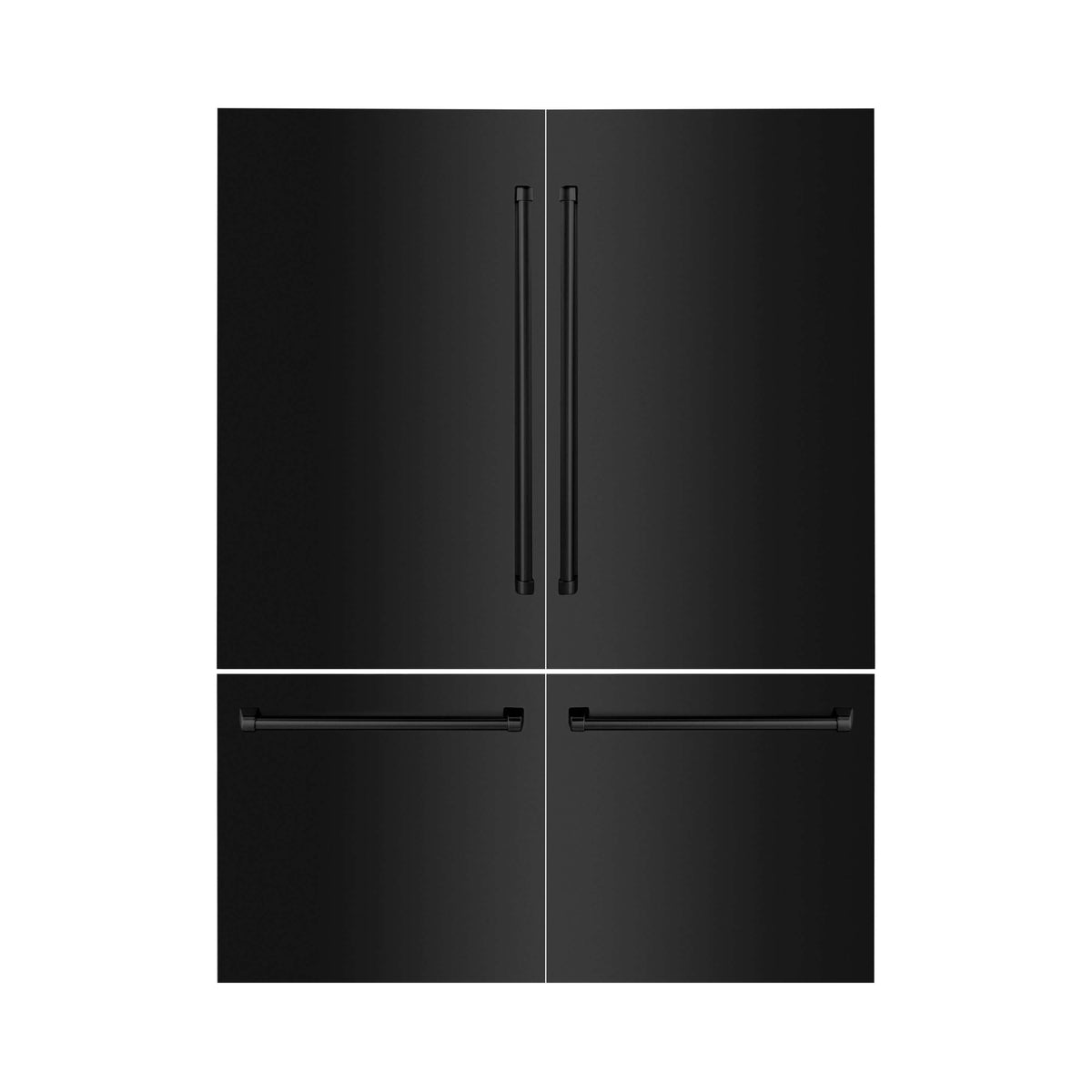 Panels & Handles Only- ZLINE 60 in. Refrigerator Panels in Black Stainless Steel for a 60 in. Built-in Refrigerator (RPBIV-BS-60) - MyBBQDirect