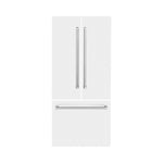 Panels & Handles Only- ZLINE 36 in. Refrigerator Panels in White Matte for a 36 in. Built-in Refrigerator (RPBIV-WM-36) - MyBBQDirect