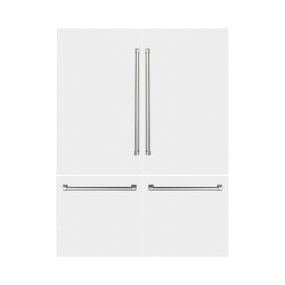 Panels & Handles Only- ZLINE 60 in. Refrigerator Panels in White Matte for a 60 in. Built-in Refrigerator (RPBIV-WM-60)