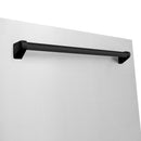 ZLINE 36 in. Autograph Edition Kitchen Package with Stainless Steel Dual Fuel Range, Range Hood and Dishwasher with Matte Black Accents (3AKP-RARHDWM36-MB) - MyBBQDirect