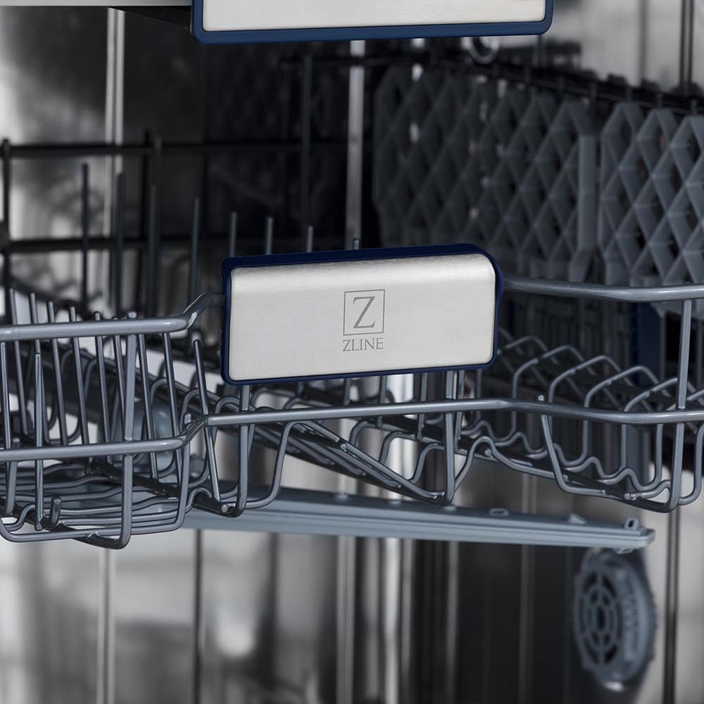 ZLINE 24 in. Tallac Series 3rd Rack Dishwasher in Custom Panel Ready with Stainless Steel Tub, 51dBa (DWV-24) - MyBBQDirect