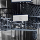 ZLINE 24 in. Tallac Series 3rd Rack Dishwasher in Custom Panel Ready with Stainless Steel Tub, 51dBa (DWV-24) - MyBBQDirect