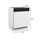 ZLINE 24 in. Tallac Series 3rd Rack Dishwasher in Custom Panel Ready with Stainless Steel Tub, 51dBa (DWV-24) - MyBBQDirect