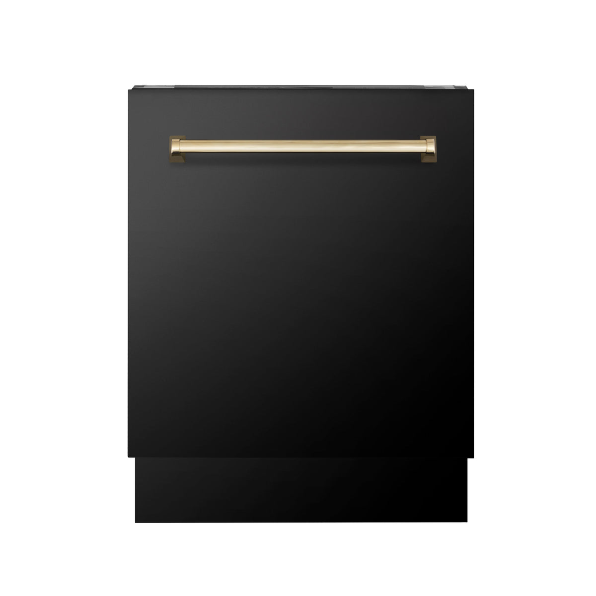 ZLINE Autograph Edition 24 in. 3rd Rack Top Control Tall Tub Dishwasher in Black Stainless Steel with Accent Handle, 51dBa (DWVZ-BS-24) - MyBBQDirect