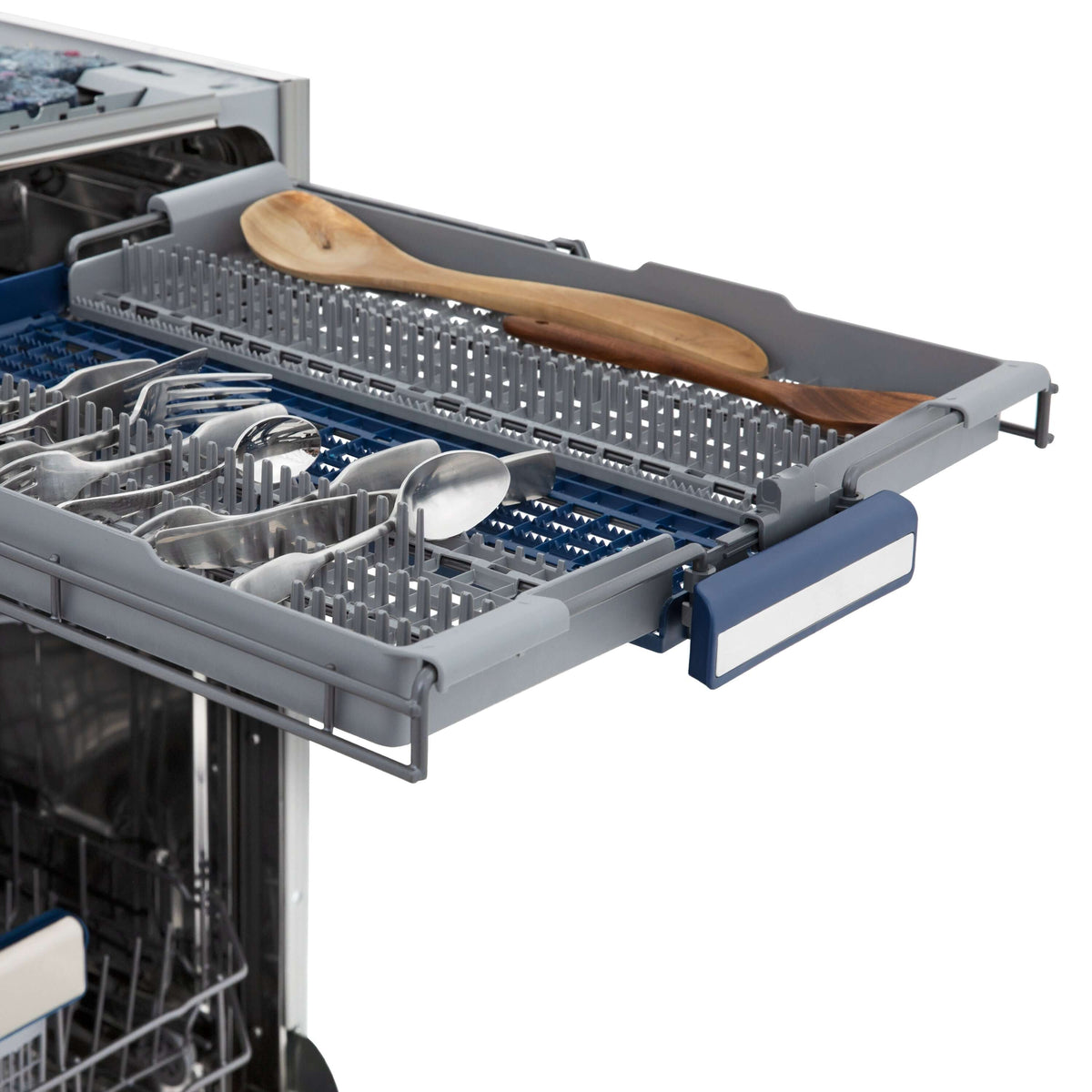 ZLINE 30 in. Autograph Edition Kitchen Package with Black Stainless Steel Dual Fuel Range, Range Hood and Dishwasher with Champagne Bronze Accents (3AKP-RABRHDWV30-CB) - MyBBQDirect