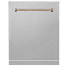 ZLINE 24 in. Autograph Edition Monument Dishwasher Panel with Champagne Bronze Handle in Color Options (DPMTZ-24-CB) - MyBBQDirect