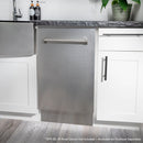 ZLINE 18 in. Tallac Series 3rd Rack Top Control Dishwasher in Custom Panel Ready with Stainless Steel Tub, 51dBa (DWV-18) - MyBBQDirect