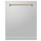 ZLINE 24 in. Autograph Edition Monument Dishwasher Panel with Champagne Bronze Handle in Color Options (DPMTZ-24-CB) - MyBBQDirect