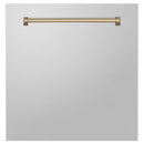 ZLINE 24 in. Autograph Edition Monument Dishwasher Panel with Champagne Bronze Handle in Color Options (DPMTZ-24-CB) - MyBBQDirect