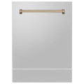 ZLINE 24 in. Autograph Edition Tallac Dishwasher Panel with Champagne Bronze Handle and Color Options (DPVZ-24-CB) - MyBBQDirect