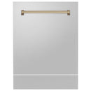 ZLINE 24 in. Autograph Edition Tallac Dishwasher Panel with Champagne Bronze Handle and Color Options (DPVZ-24-CB) - MyBBQDirect