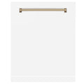 ZLINE 24 in. Autograph Edition Monument Dishwasher Panel with Champagne Bronze Handle in Color Options (DPMTZ-24-CB) - MyBBQDirect