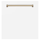 ZLINE 24 in. Autograph Edition Monument Dishwasher Panel with Champagne Bronze Handle in Color Options (DPMTZ-24-CB) - MyBBQDirect