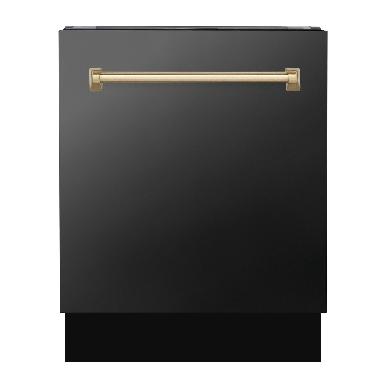 ZLINE Autograph Edition 24 in. 3rd Rack Top Control Tall Tub Dishwasher in Black Stainless Steel with Accent Handle, 51dBa (DWVZ-BS-24) - MyBBQDirect