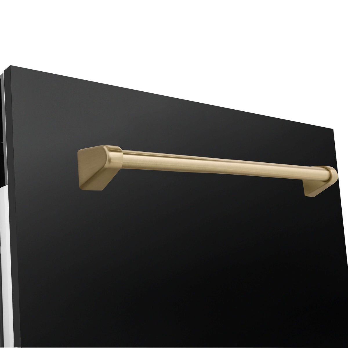 ZLINE 30 in. Autograph Edition Kitchen Package with Black Stainless Steel Dual Fuel Range, Range Hood and Dishwasher with Champagne Bronze Accents (3AKP-RABRHDWV30-CB) - MyBBQDirect