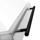 30 in. ZLINE Autograph Edition Fingerprint Resistant Stainless Steel Range Hood with White Matte Shell and Accented Handle (8654SNZ-WM30) - MyBBQDirect
