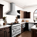 ZLINE Designer Series Fingerprint Resistant Wall Mount Range Hood (8656S) - MyBBQDirect