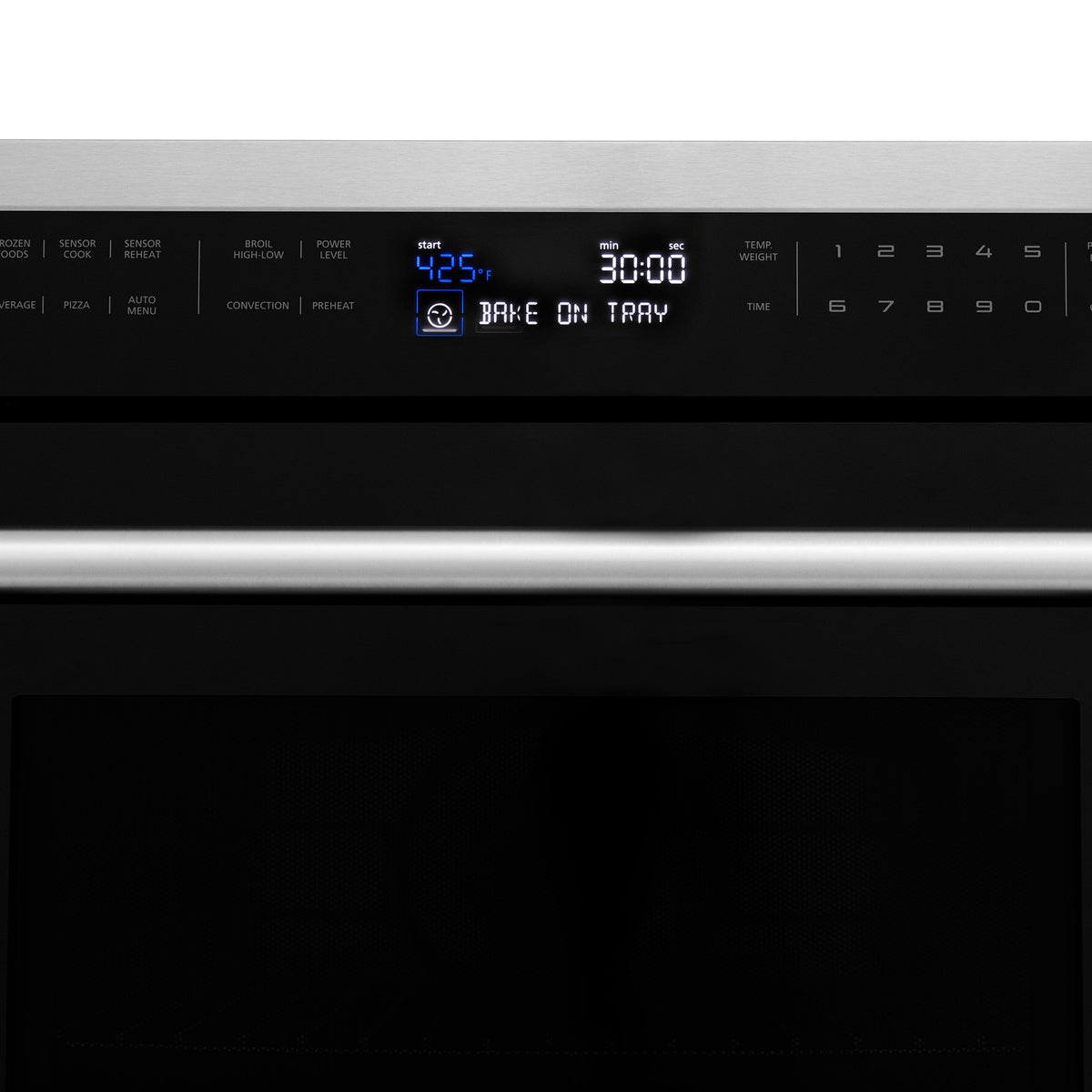 ZLINE Stainless Steel 30 in. Built-in Convection Microwave Oven and 30 in. Single Wall Oven with Self Clean (2KP-MW30-AWS30) - MyBBQDirect