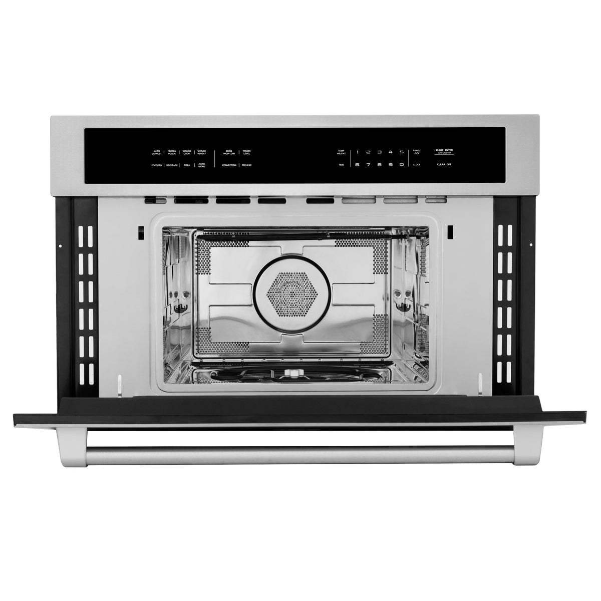ZLINE Stainless Steel 30 in. Built-in Convection Microwave Oven and 30 in. Single Wall Oven with Self Clean (2KP-MW30-AWS30) - MyBBQDirect