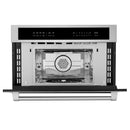 ZLINE Stainless Steel 30 in. Built-in Convection Microwave Oven and 30 in. Single Wall Oven with Self Clean (2KP-MW30-AWS30) - MyBBQDirect