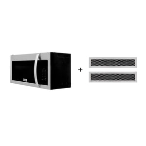 ZLINE Recirculating Over the Range Convection Microwave Oven with Charcoal Filters in Stainless Steel (MWO-OTRCF-30)